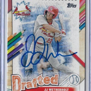 JJ Wetherholt Autographed 2025 Topps Pro Debut Drafted DF-8