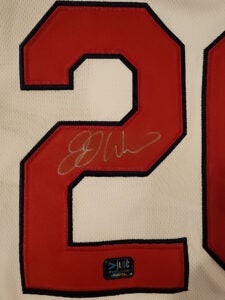 JJ Wetherholt Autographed White St Louis Cardinals Jersey v1