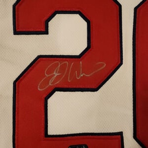 JJ Wetherholt Autographed White St Louis Cardinals Jersey v1