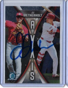 JJ Wetherholt Autographed 2025 Bowman Draft Axis A12