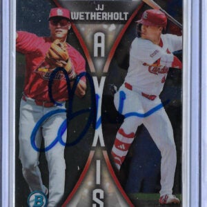 JJ Wetherholt Autographed 2025 Bowman Draft Axis A12