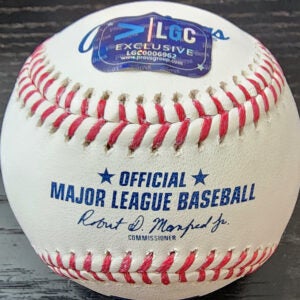 JJ Wetherholt Autographed OMLB Baseball Inscribed Happy Birthday v2