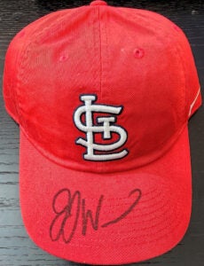 JJ Wetherholt Autographed St Louis Cardinals Hat v2