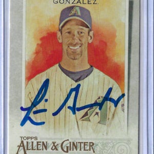 Luis Gonzalez Autographed 2020 Allen and Ginter Card 113