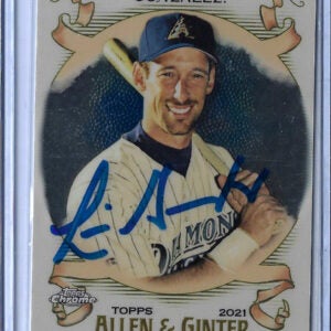 Luis Gonzalez Autographed 2021 Allen and Ginter Card 21