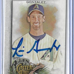 Luis Gonzalez Autographed 2022 Allen and Ginter Card 342
