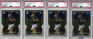 Paul Skenes 2023 Bowman Draft Chrome 14 PSA 9