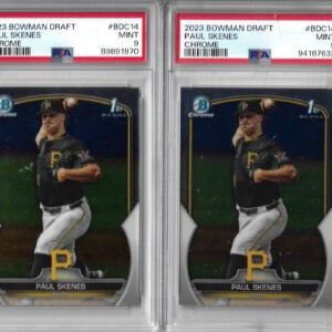 Paul Skenes 2023 Bowman Draft Chrome 14 PSA 9