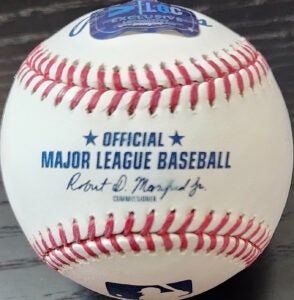 JJ Wetherholt Autographed OMLB Baseball Inscribed Happy Birthday v2