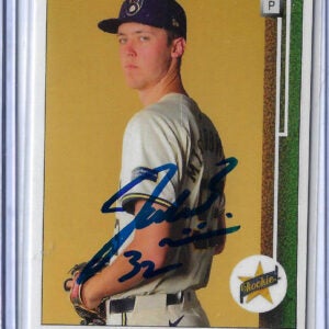 Jacob Misiorowski Autographed 1989 UD Custom Card
