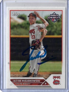 Jacob Misiorowski Autographed 2023 Topps Pro Debut #PD72 Rookie Card RC