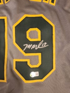 Mason Miller Autographed Custom Sacramento Gray Jersey v1