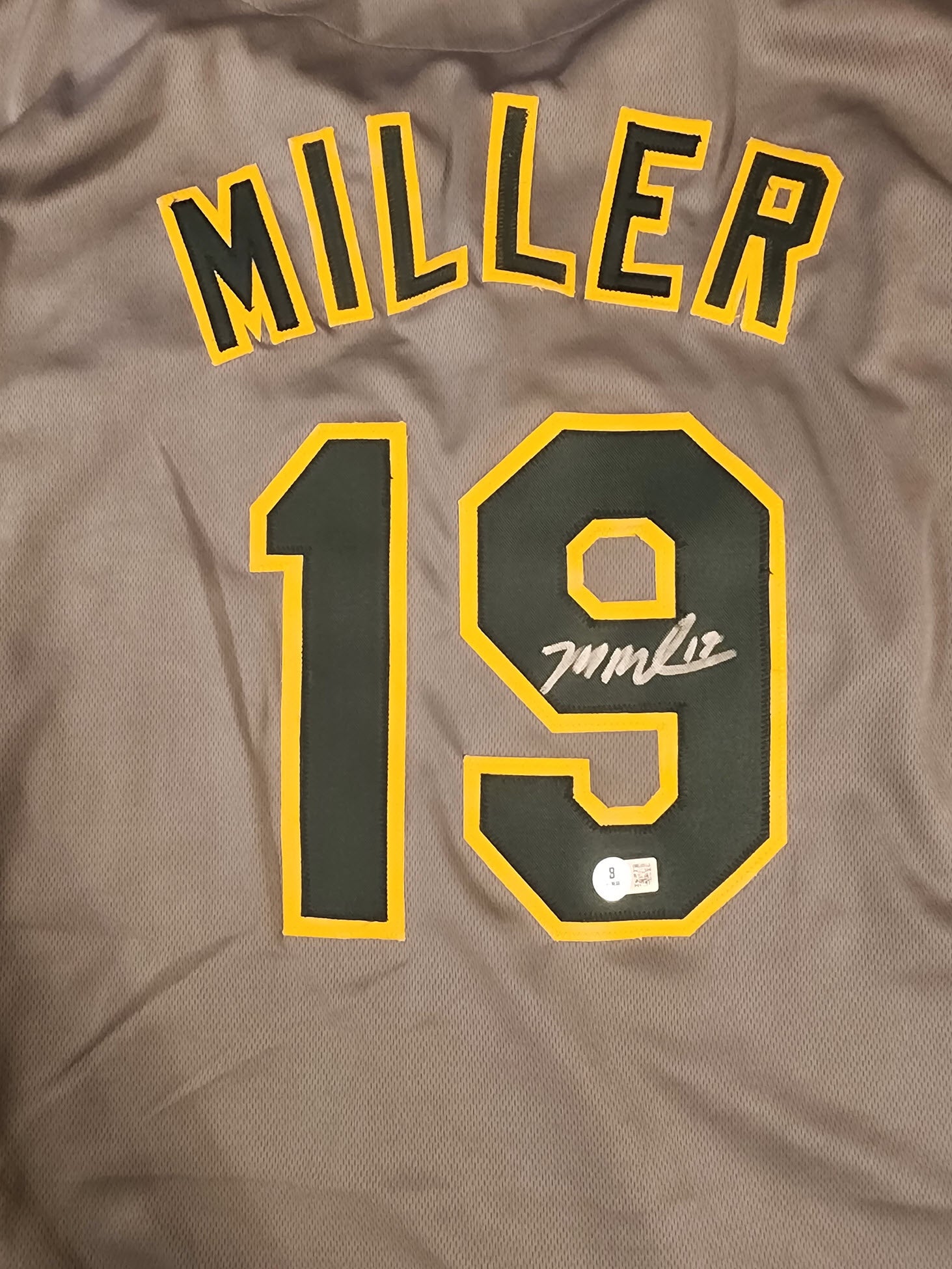 Mason Miller Autographed Custom Sacramento Gray Jersey v2
