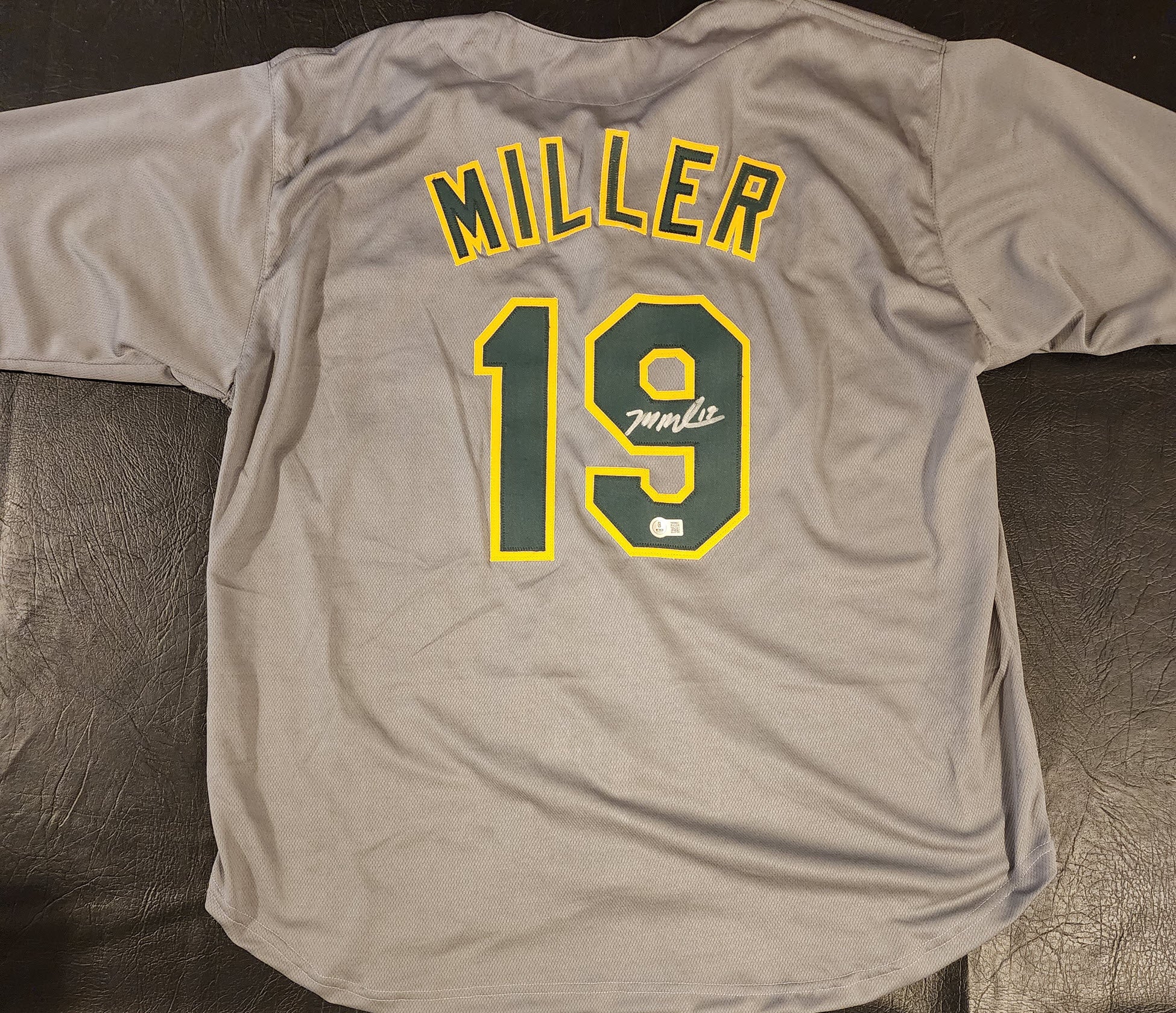 Mason Miller Autographed Custom Sacramento Gray Jersey v3