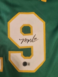 Mason Miller Autographed Custom Sacramento Green Jersey v1