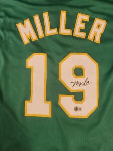 Mason Miller Autographed Custom Sacramento Green Jersey v2
