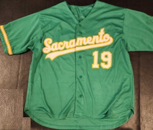 Mason Miller Autographed Custom Sacramento Green Jersey v4