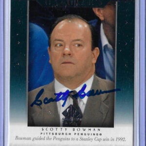 Scotty Bowman Autographed 2003-04 SP Authentic Sp Honors H8