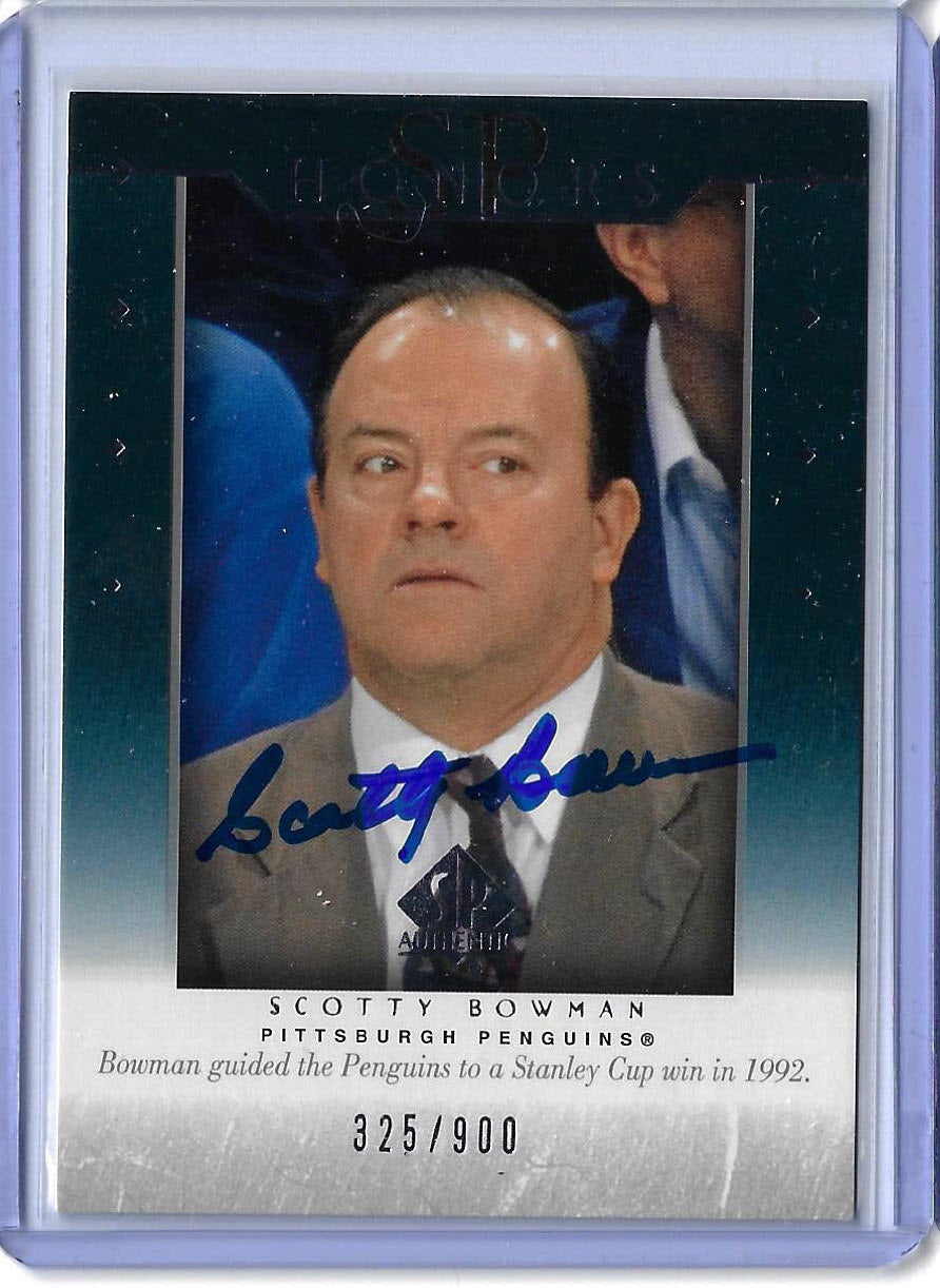 Scotty Bowman Autographed 2003-04 SP Authentic Sp Honors H8