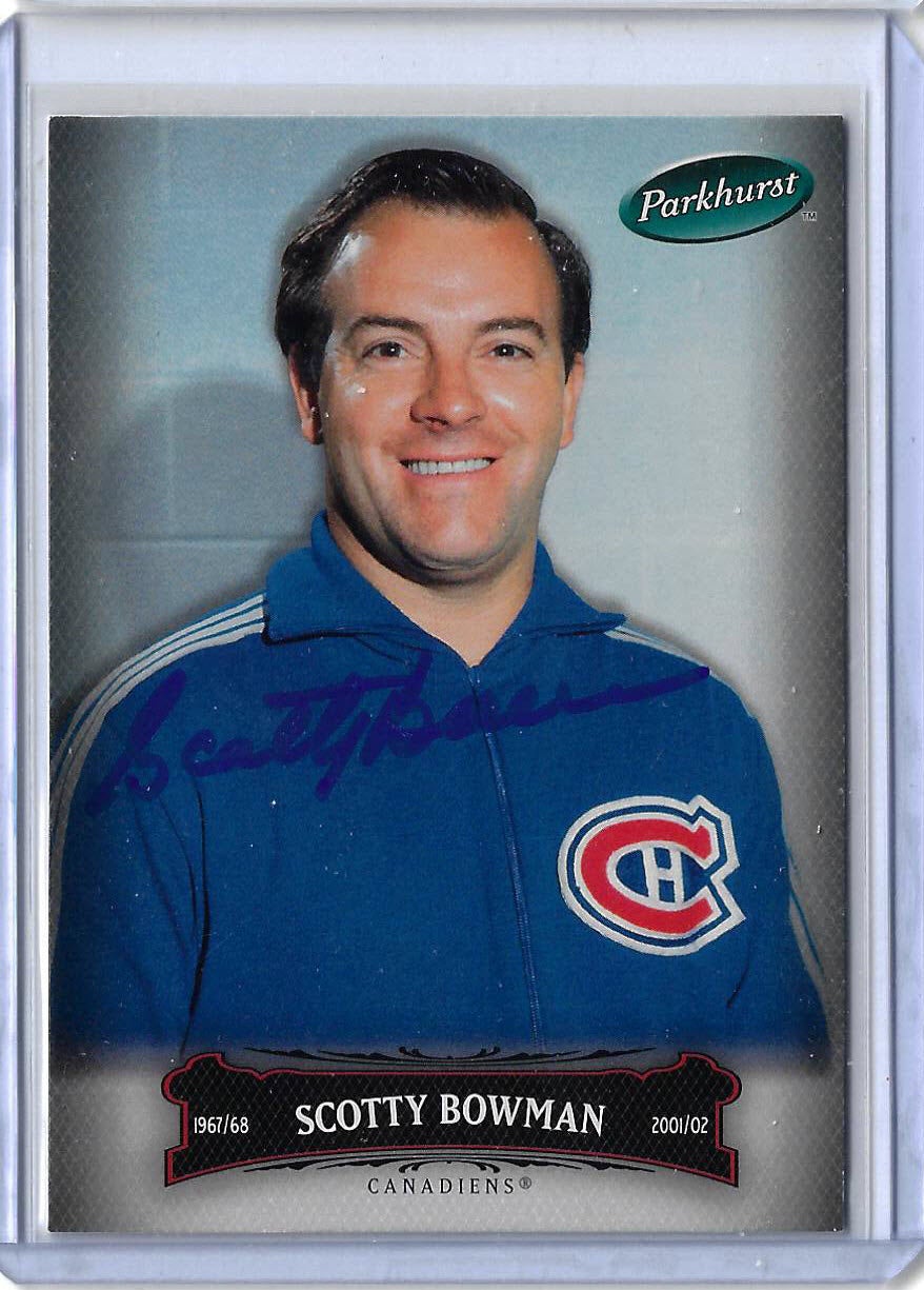 Scotty Bowman Autographed 2006-07 Upper Deck Parkhurst 22