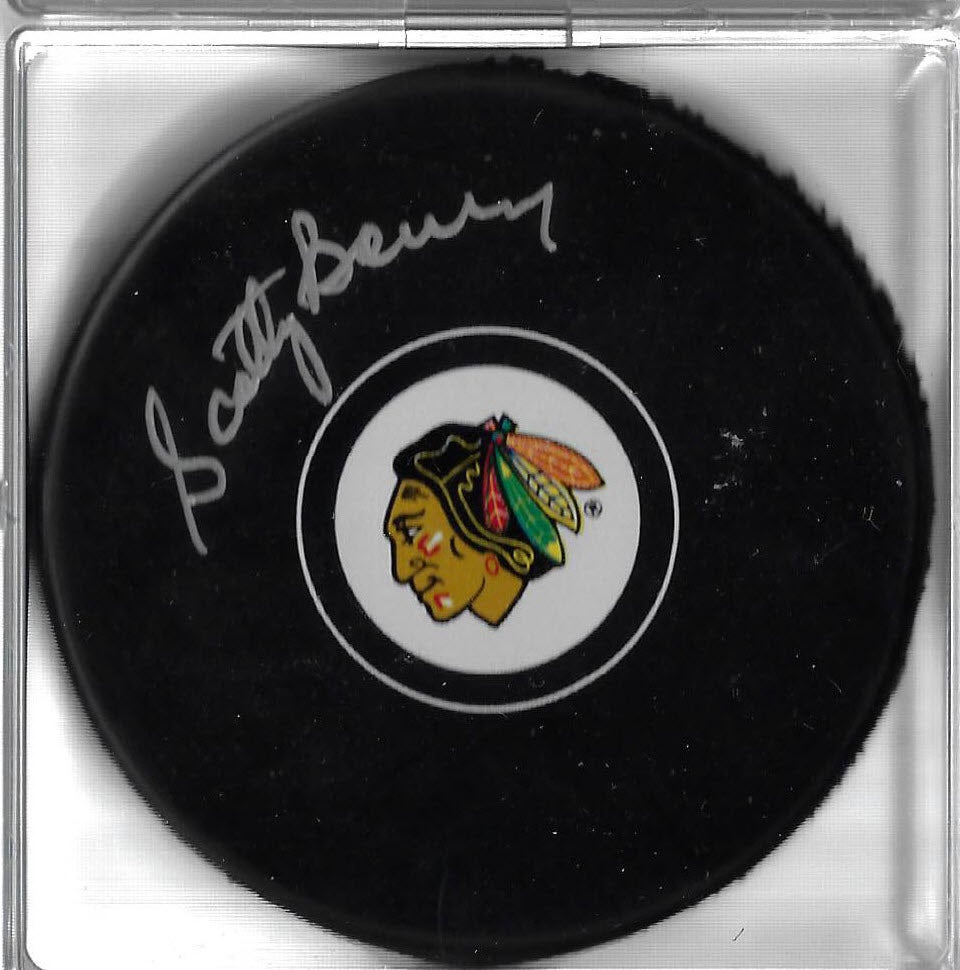 Scotty Bowman Autographed Chicago Blackhawks Puck