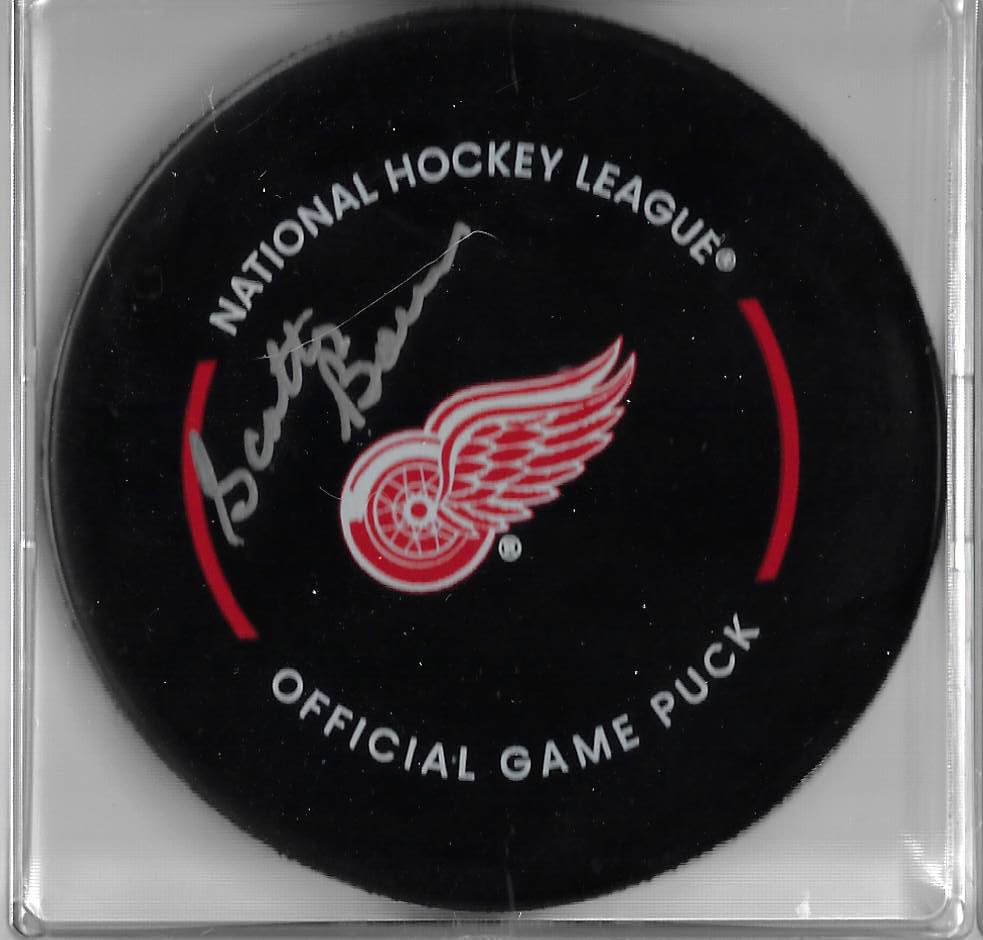 Scotty Bowman Autographed Detroit Red Wings Game Puck