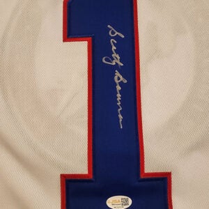 Scotty Bowman Autographed Hockey Hall of Fame Jersey v1