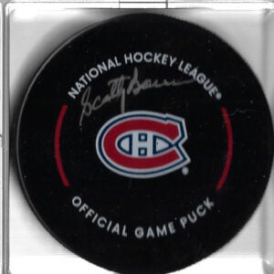 Scotty Bowman Autographed Montreal Canadiens Game Puck