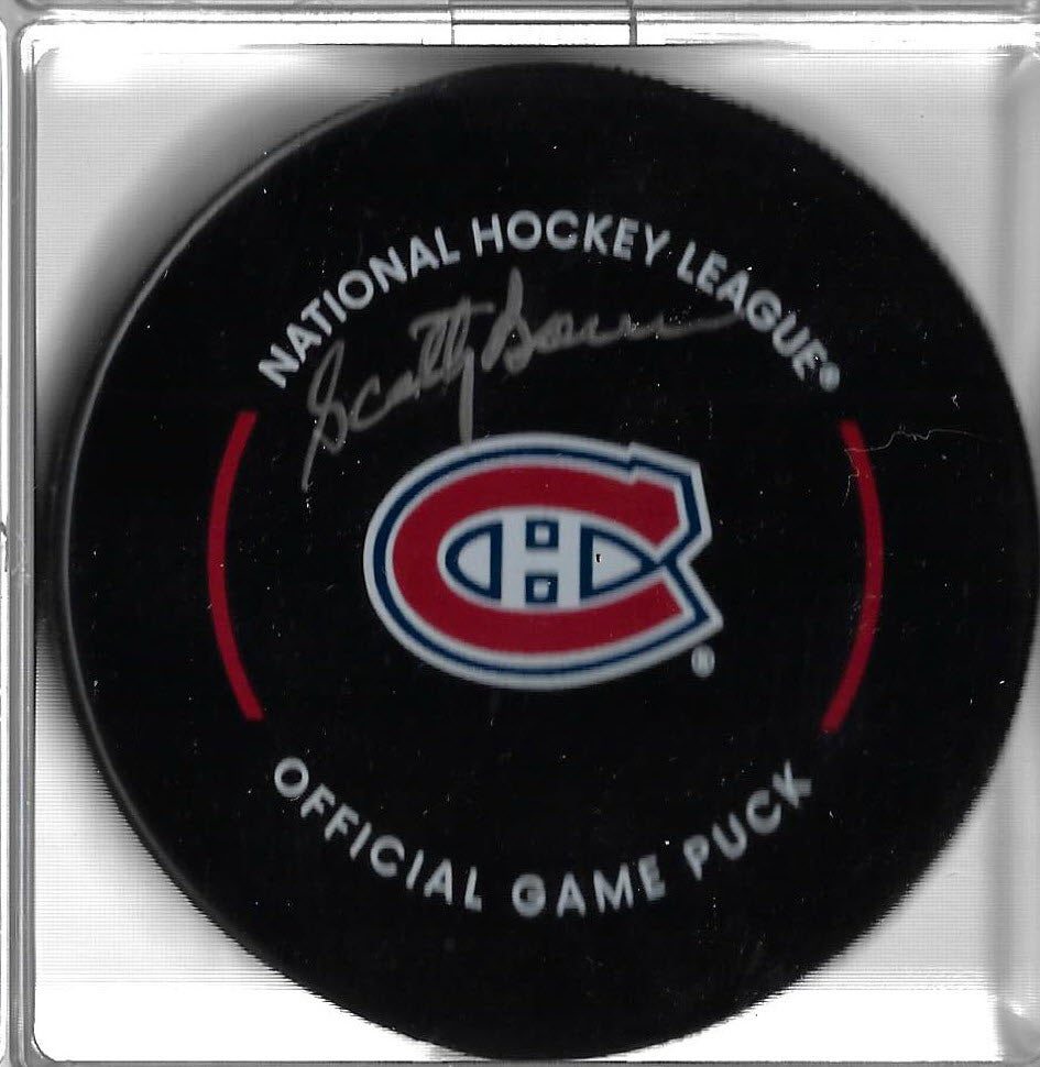 Scotty Bowman Autographed Montreal Canadiens Game Puck