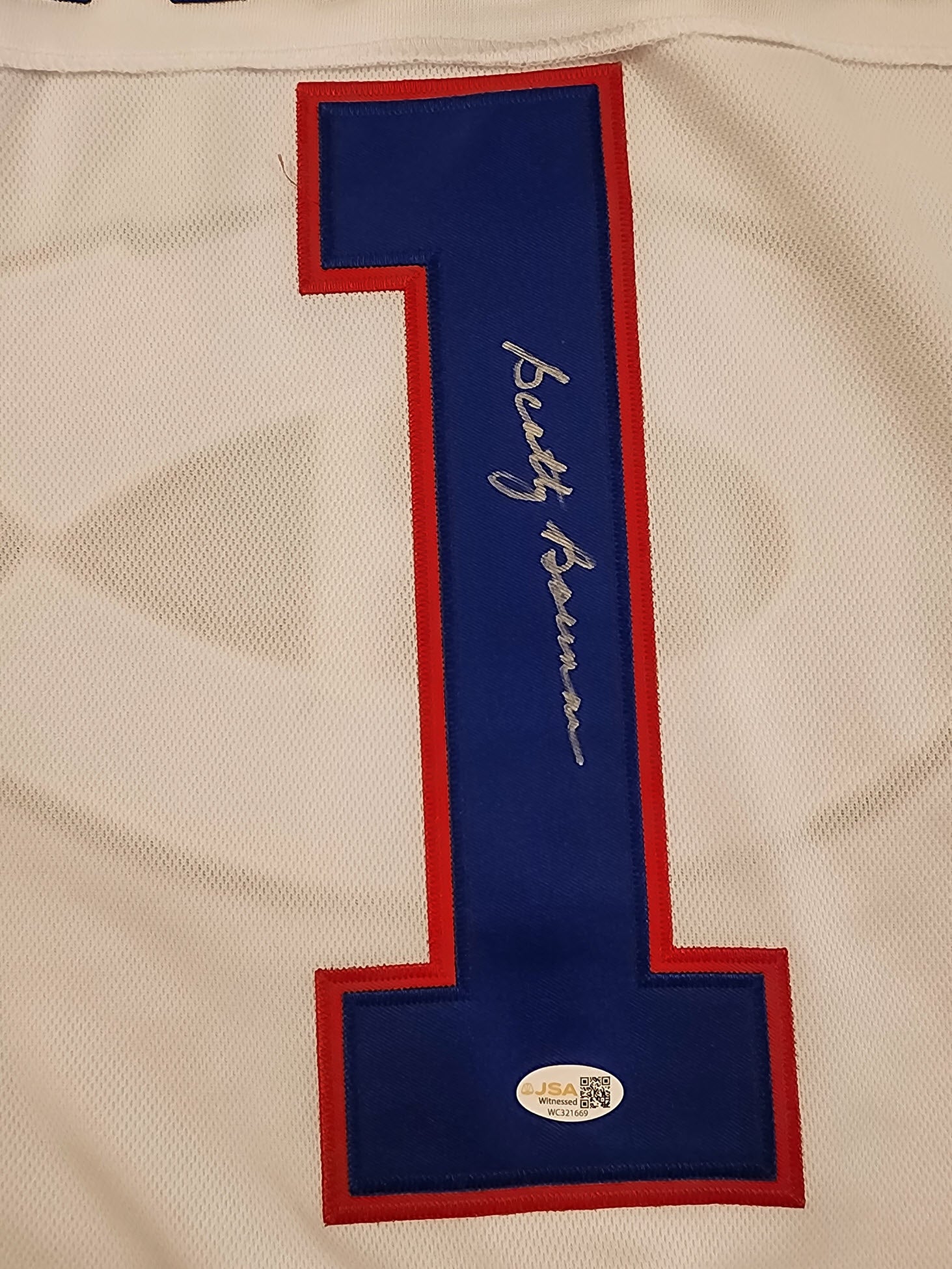 Scotty Bowman Autographed Montreal Canadiens Jersey v1