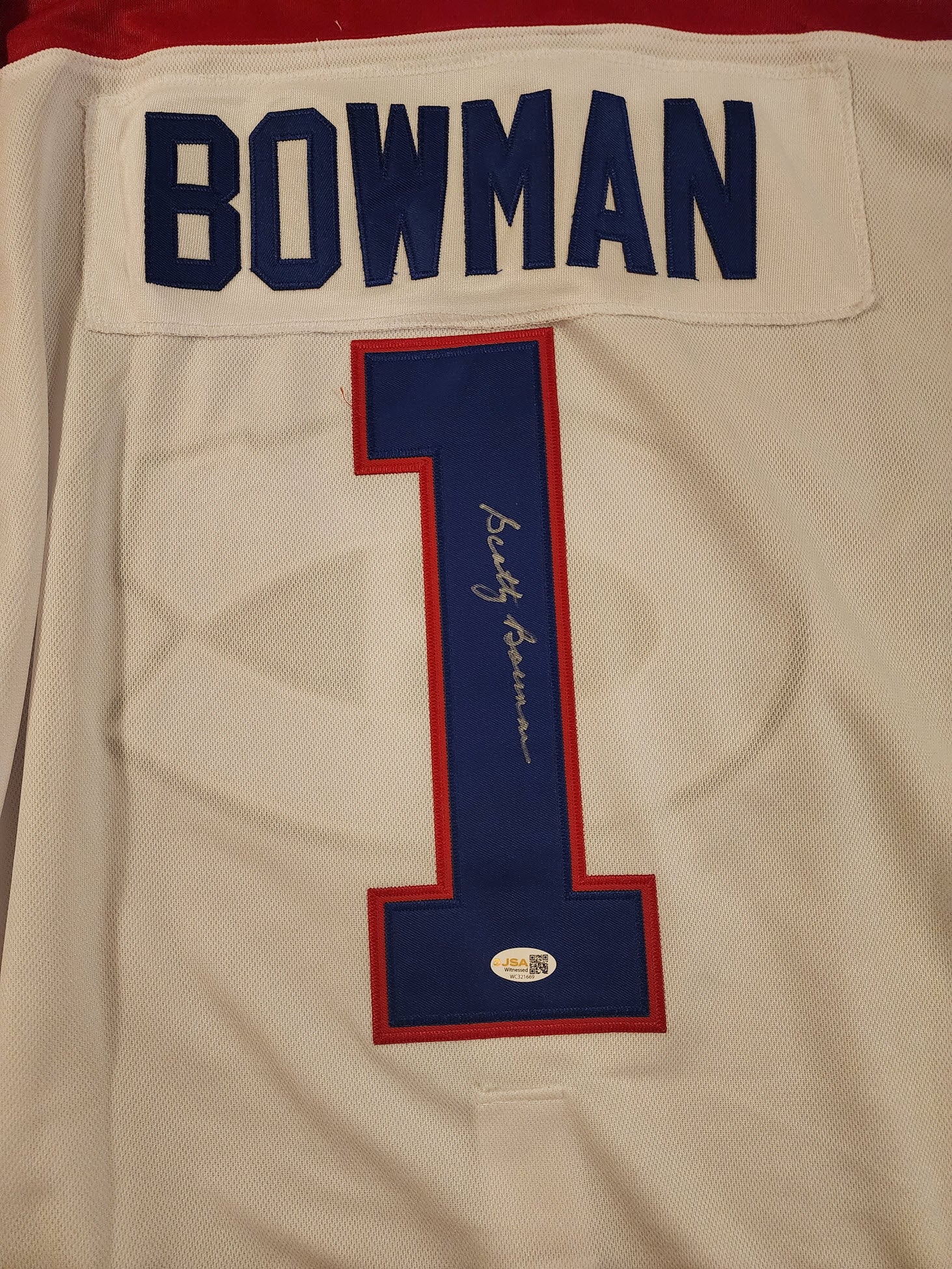 Scotty Bowman Autographed Montreal Canadiens Jersey v2
