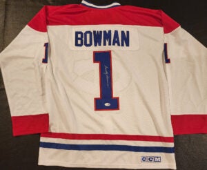Scotty Bowman Autographed Montreal Canadiens Jersey v3
