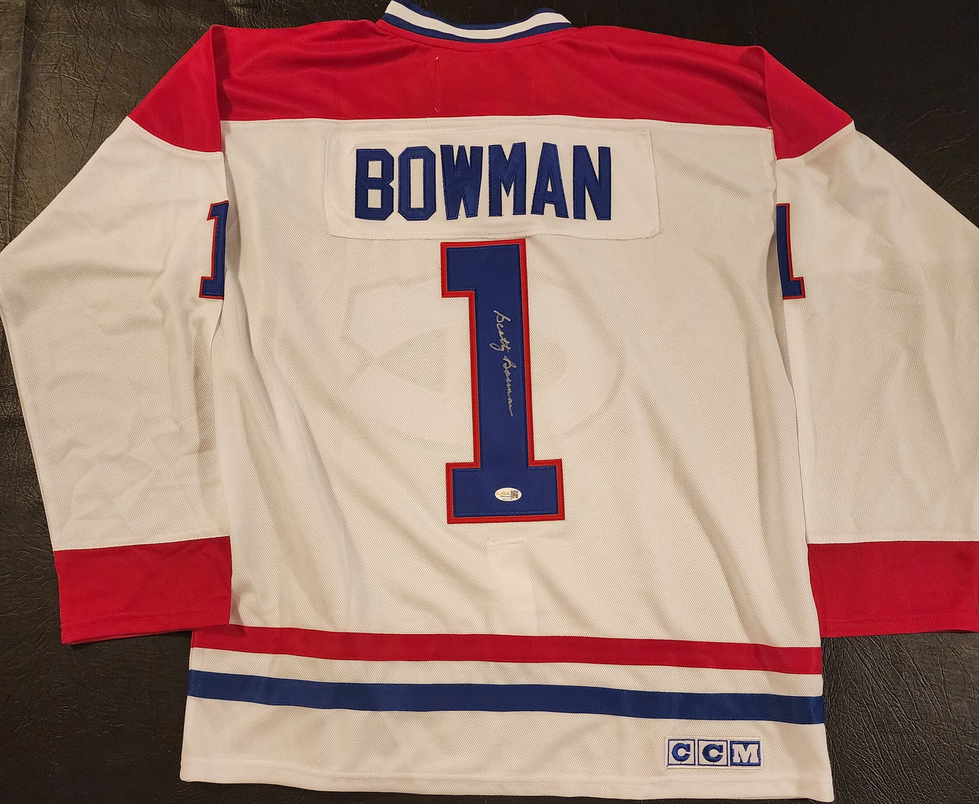 Scotty Bowman Autographed Montreal Canadiens Jersey v3