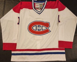 Scotty Bowman Autographed Montreal Canadiens Jersey v4