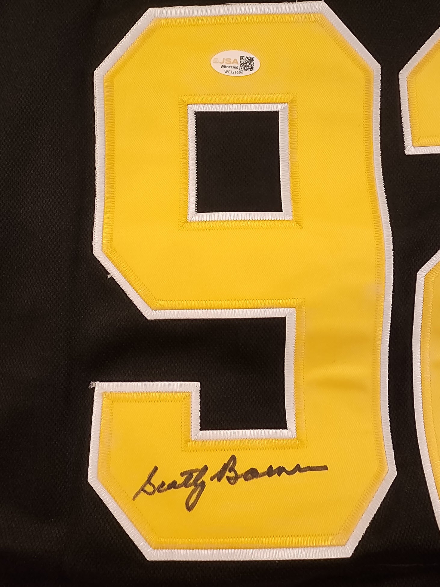 Scotty Bowman Autographed Pittsburgh Penguins Jersey v1