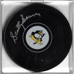 Scotty Bowman Autographed Pittsburgh Penguins Puck