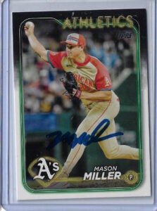 Mason Miller Autographed 2024 Topps Update ASG23 Card