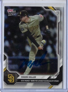 Mason Miller Autographed 2026 MLB Topps NOW 122 Card