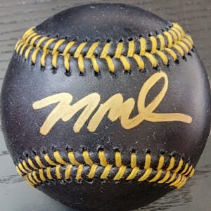 Mason Miller Autographed Black OMLB Baseball v1