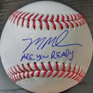 Mason Miller Autographed OMLB Baseball Inscribed Are You Ready v1