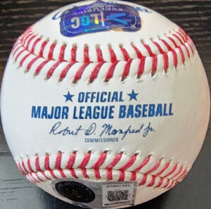 Mason Miller Autographed OMLB Baseball Inscribed Are You Ready v2