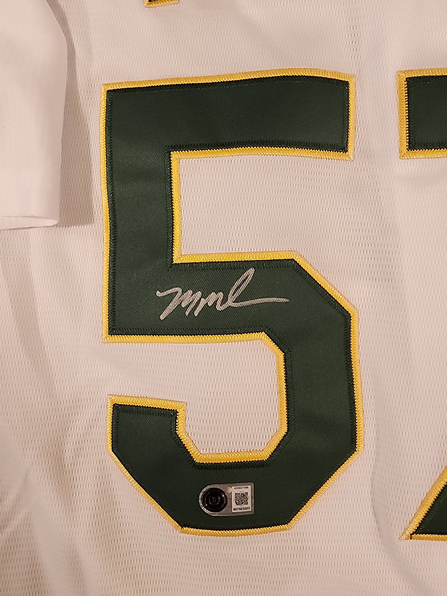 Mason Miller Autographed Oakland Athletics Replica Rookie Jersey v1