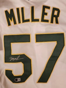 Mason Miller Autographed Oakland Athletics Replica Rookie Jersey v2