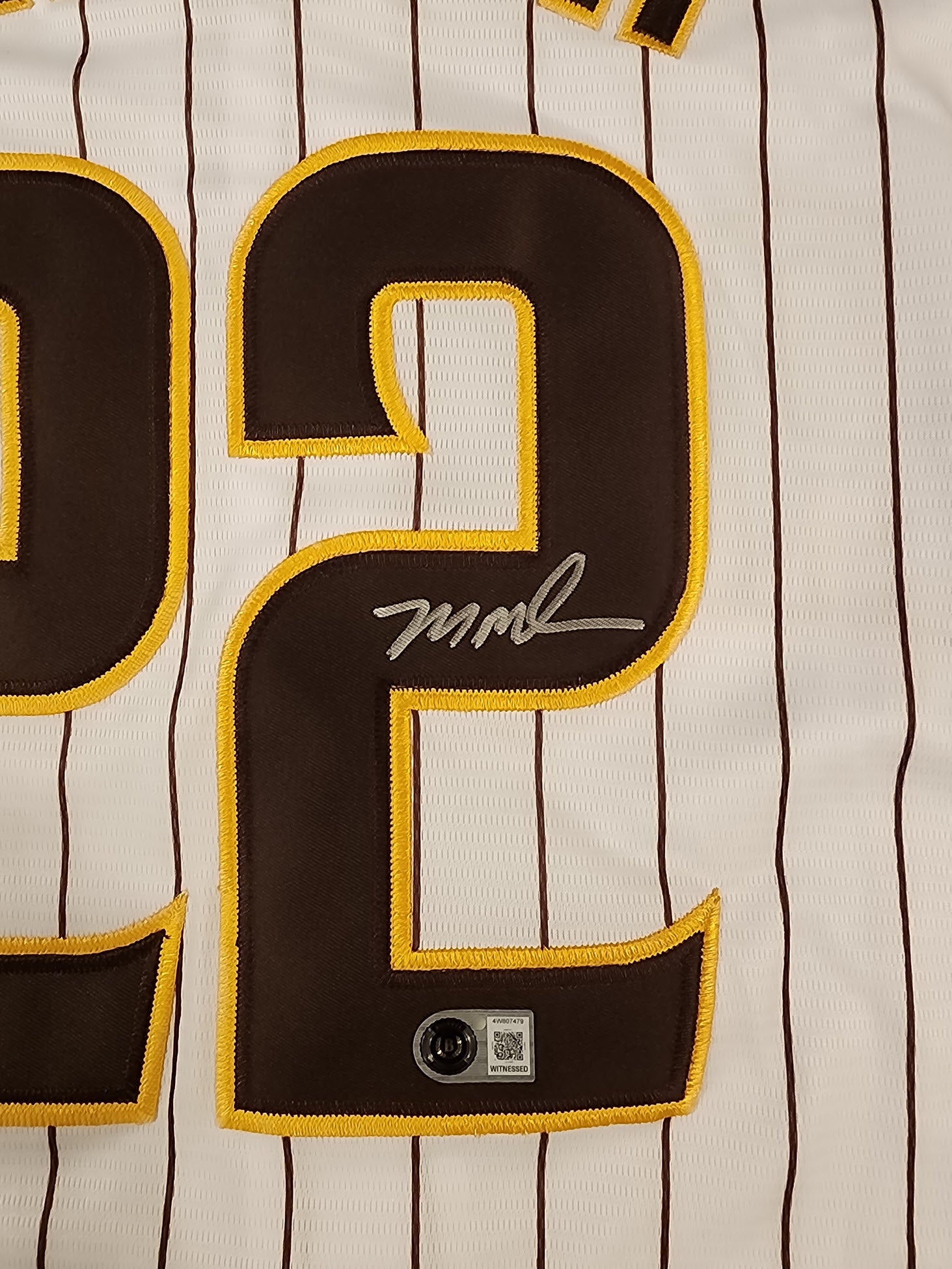 Mason Miller Autographed San Diego Padres Replica Jersey v1