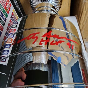 Scotty Bowman Autographed Replica Stanley Cup v1