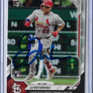 JJ Wetherholt Autographed 2026 MLB Topps NOW Card 144
