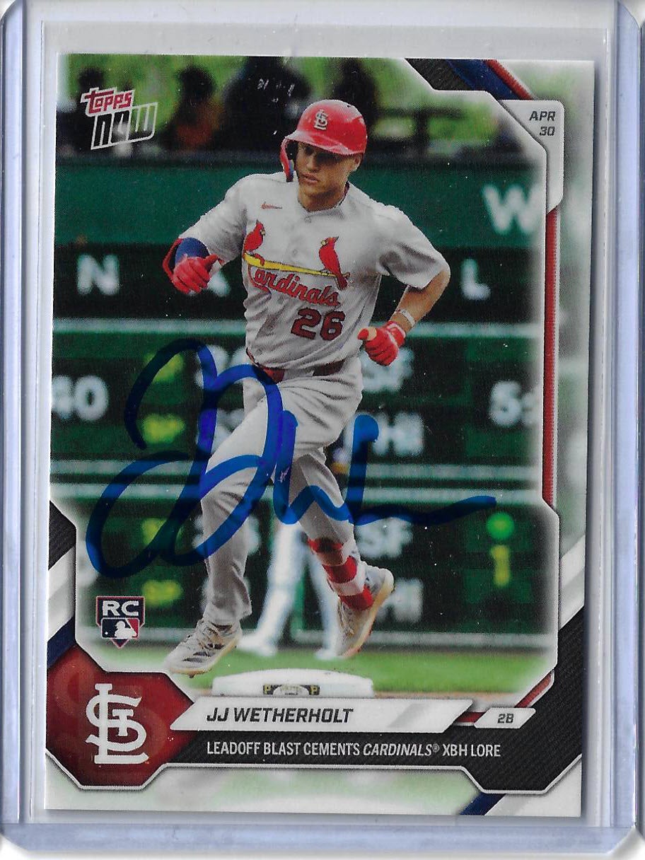 JJ Wetherholt Autographed 2026 MLB Topps NOW Card 144