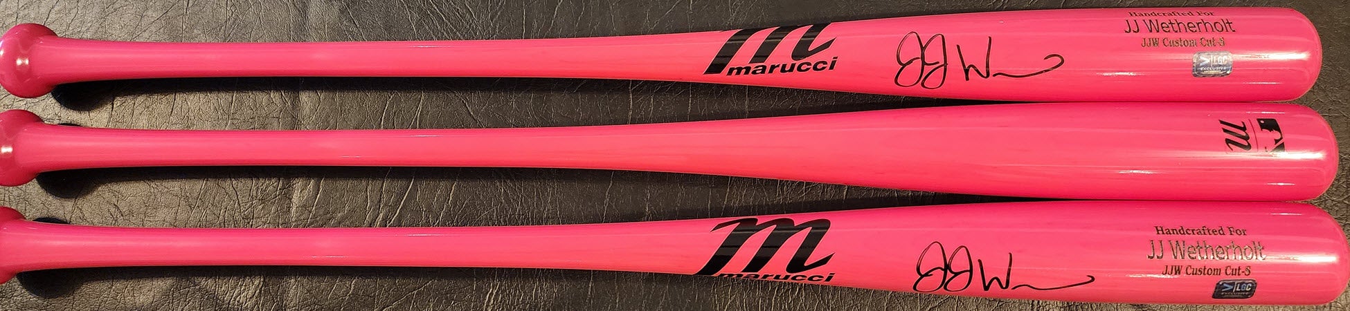 JJ Wetherholt Autographed Marucci 2026 Mothers Day Bat v1