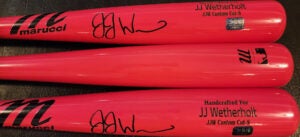 JJ Wetherholt Autographed Marucci 2026 Mothers Day Bat v3