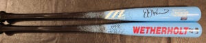 JJ Wetherholt Autographed Marucci St Louis Cardinals Players Weekend Baseball Bat v2
